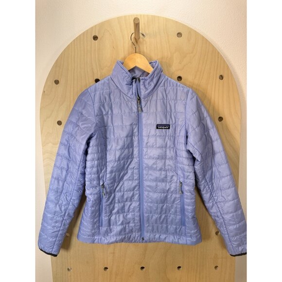 NEW Patagonia Women’s Nano Puff Jacket Size Small Periwinkle Purple NWOT $239 - Picture 4 of 16